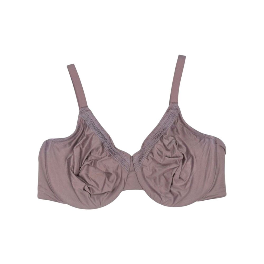 Wacoal Perfect Primer Full Figure Underwire Bra 40D * Brown Seamless Soft Cups